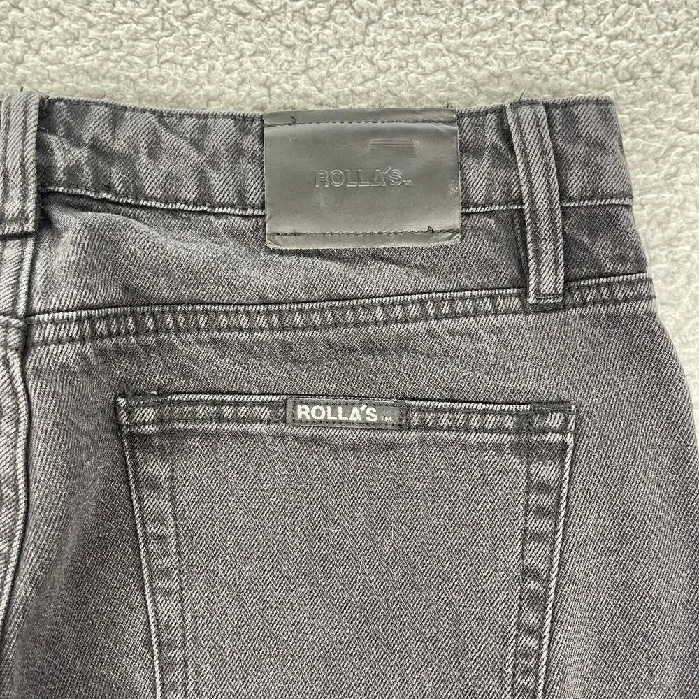 Rolla's Jeans Womens 30x32 Black Straight Leg Vintage Inspired Australian Denim - Picture 6 of 10